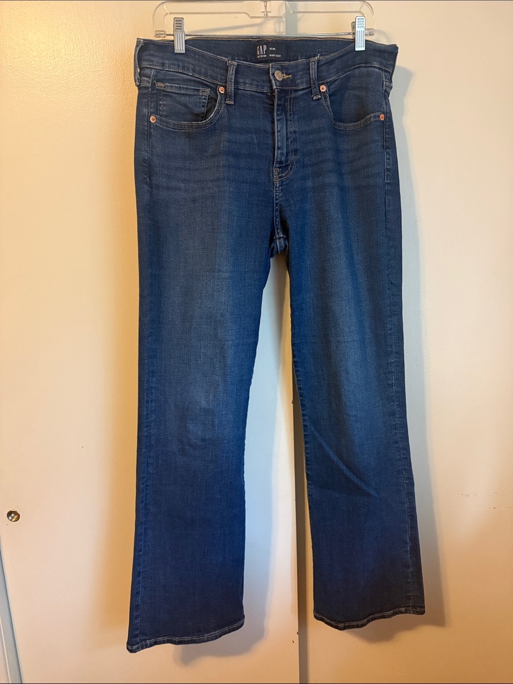 GAP Factory Women's Dark Blue Flare Jeans